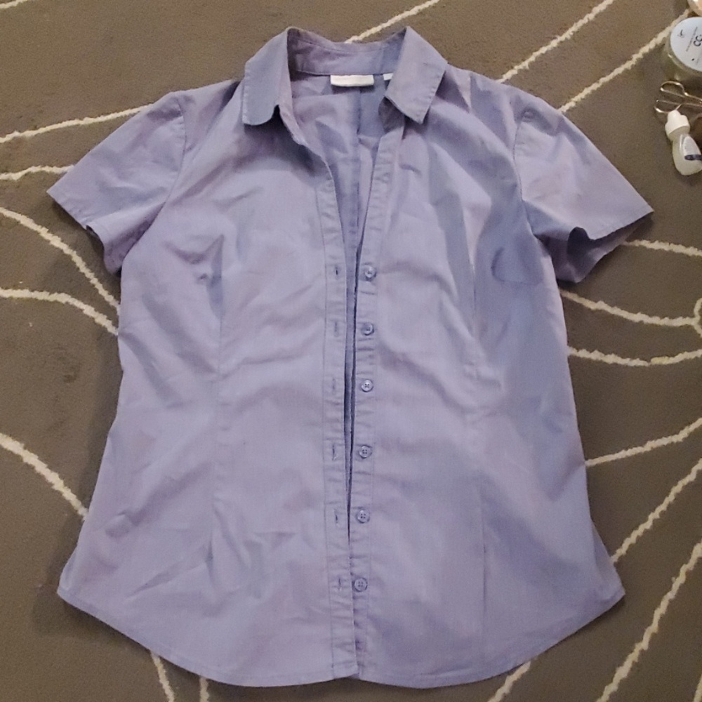 New York & Company small button down business top